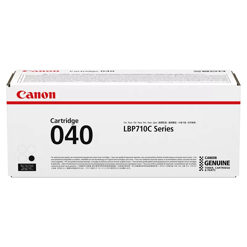 Genuine Canon CCRG040BK Black 040 Toner Cartridge (6,300 Pages)
