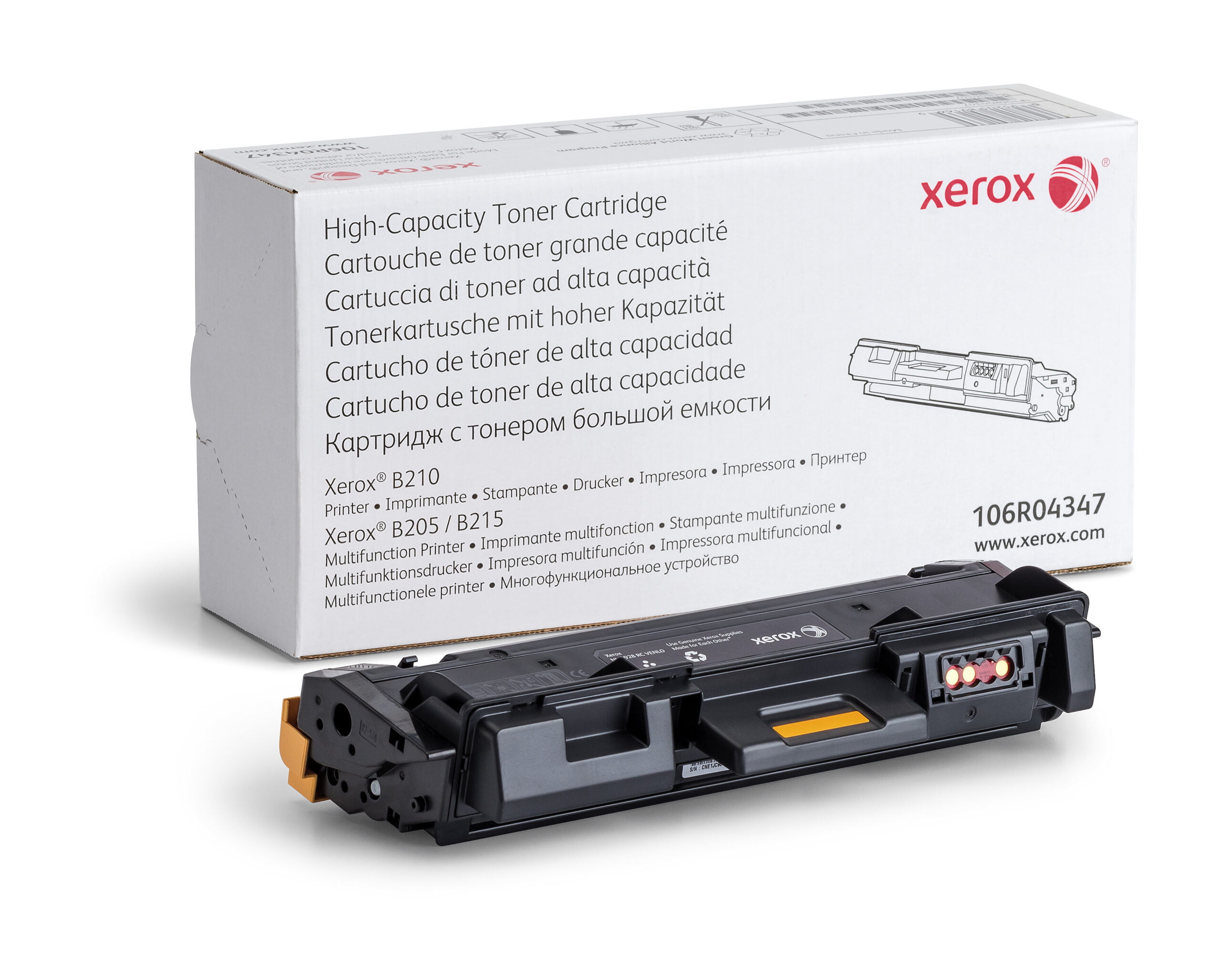 Xerox B210/B205/B215 Standard Capacity Black Toner Cartridge (3,000 Pages) - 106R04347