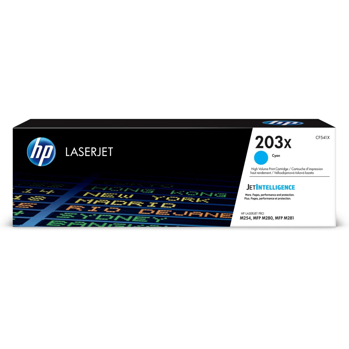HP 203X Cyan High Yield Toner Cartridge 2,500 Pages Original CF541X Single-pack
