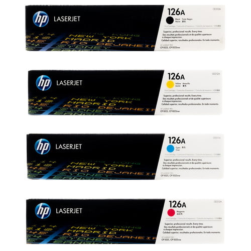 HP 126A SET | CE310A, CE311A, CE312A, CE313A | Original HP Toner Cartridge