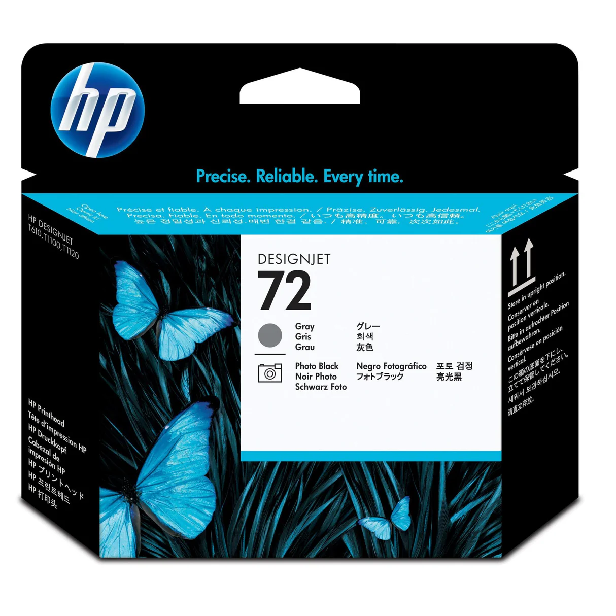 HP 72 Grey and Photo Black Thermal inkjet Original Printhead C9380A Single-pack