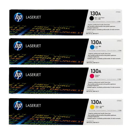 HP 130A SET | Original HP Toner Cartridge - Black, Cyan, Yellow, Magenta