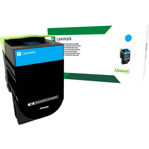 Lexmark 708C Cyan Return Program Toner Cartridge (1,000 Pages)