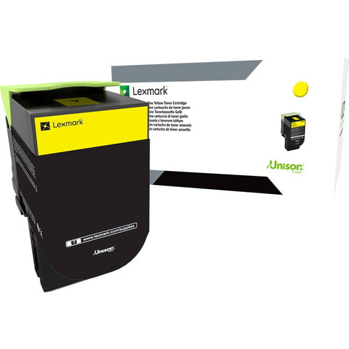 Lexmark 708Y Yellow Return Program Toner Cartridge (1,000 Pages)
