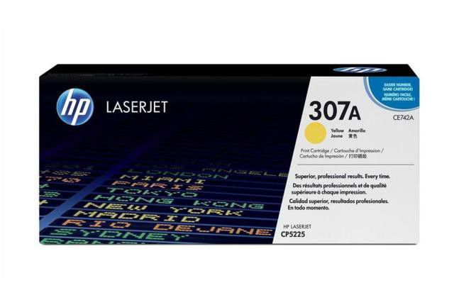 HP 307A Yellow Original LaserJet Toner Cartridge