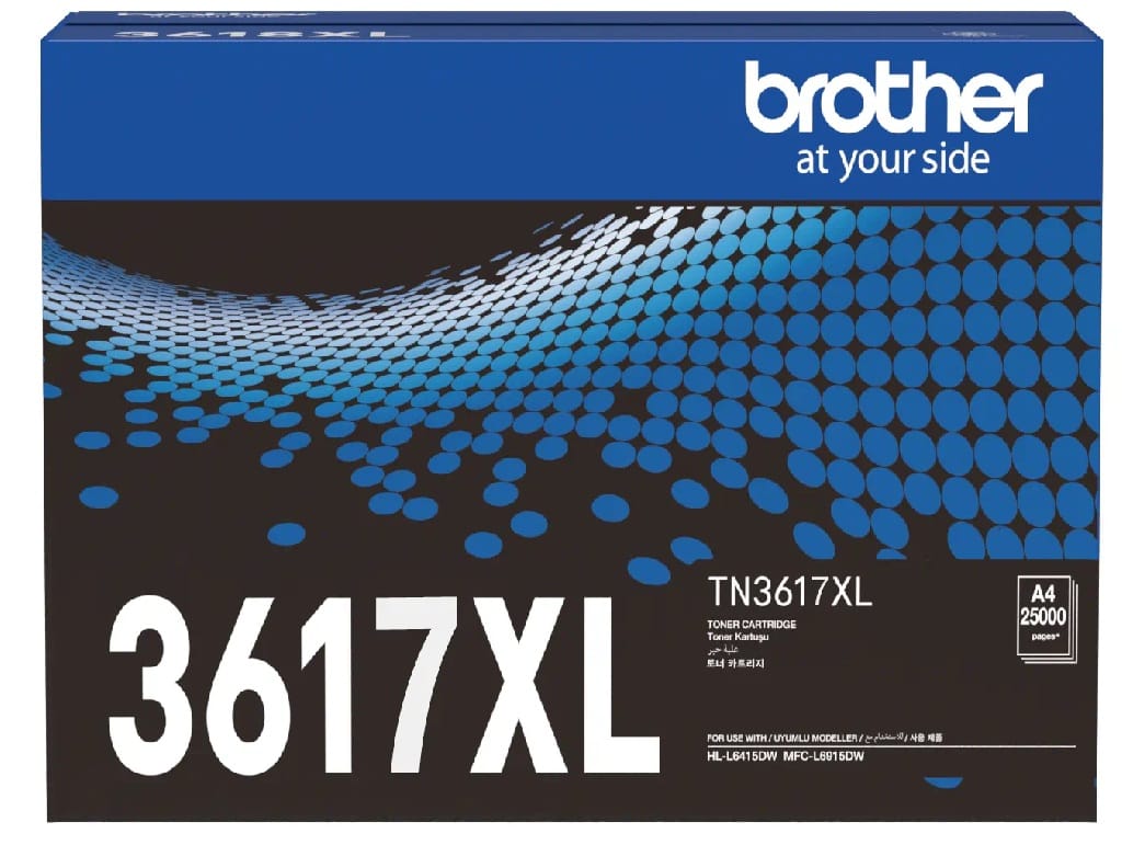 Genuine Brother TN-3617XL TN-3617XL Toner Cartridge (25,000 PAGES)