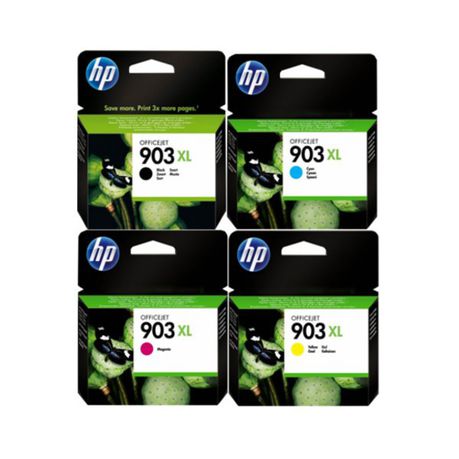 HP 903XL Original Ink Bundle - 4 Pack (B C M Y) Multipack ·