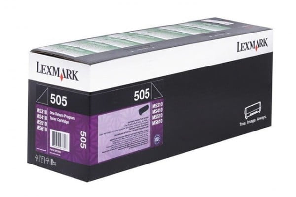 Lexmark 505 (50F5000) Black Toner Cartridge - Genuine