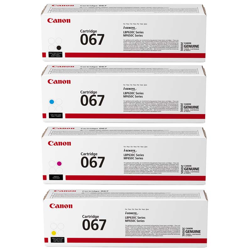 Genuine Canon 067 Multipack Toner Cartridge