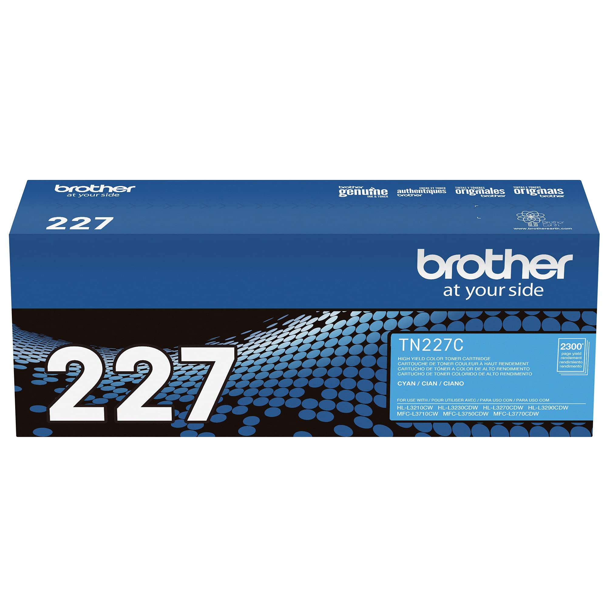 Brother TN227 Cyan Original Laser Toner Cartridge