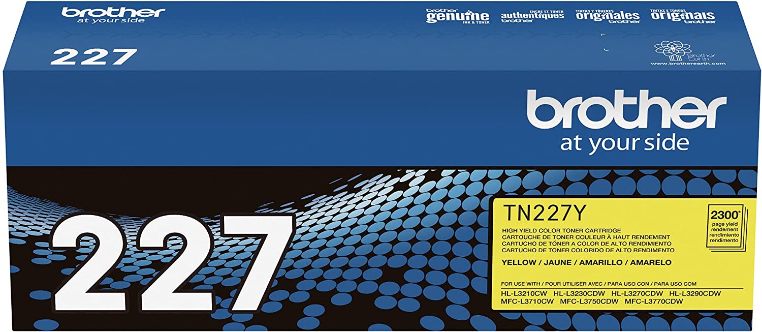 Brother TN227 Yellow Original Laser Toner Cartridge