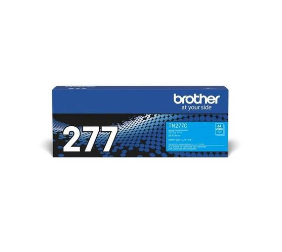 Brother TN-277C Cyan Original Toner Cartridge - TN 277C