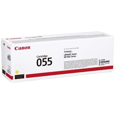 Canon 055 LBP65x Toner Cartridge (Yellow)(2100 pages)