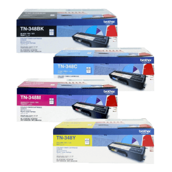 Brother TN348 Original Toner Cartridges Full Set B/C/M/Y