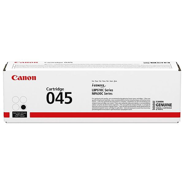 Canon 045 Black Original Toner Cartridge - Genuine