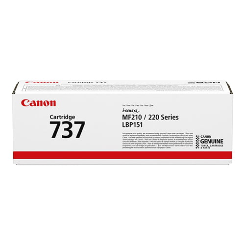 Canon 737 Black Original Toner Cartridge - 737-BLK