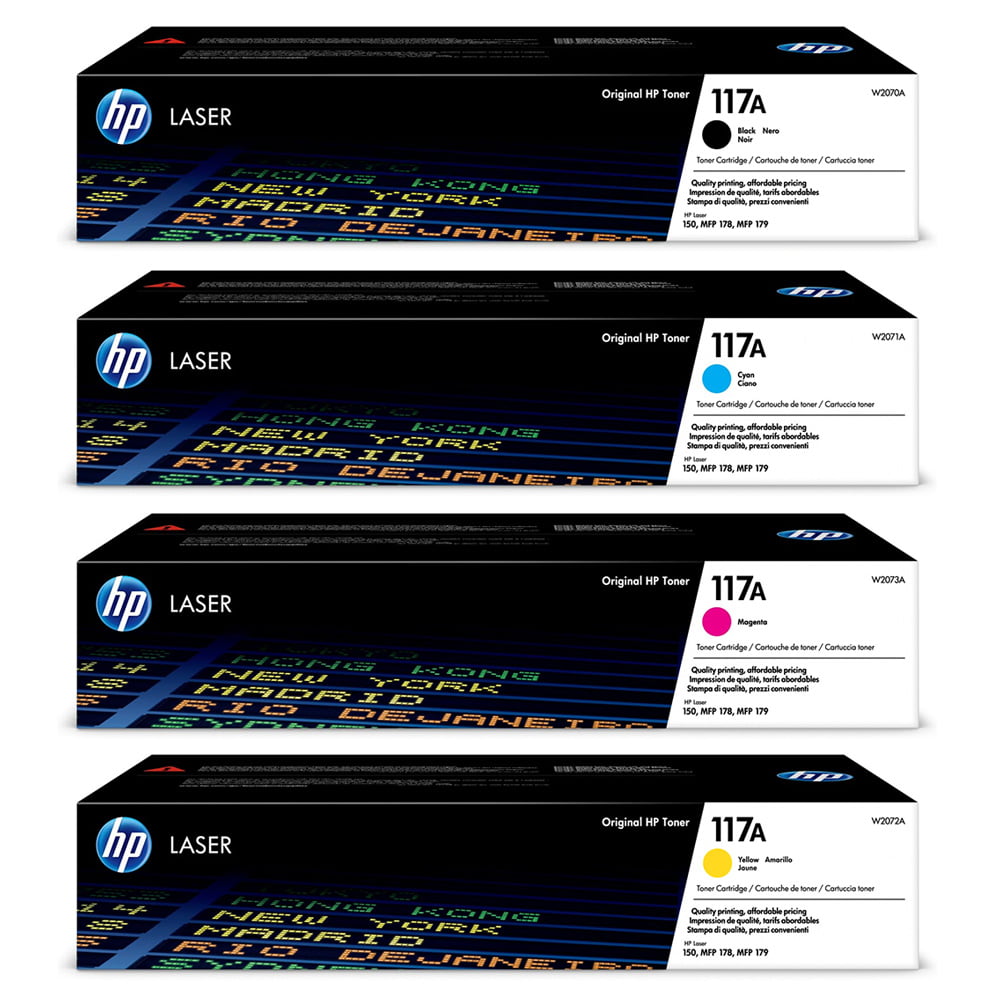 HP 117A Original Laser Toner Cartridges Multipack