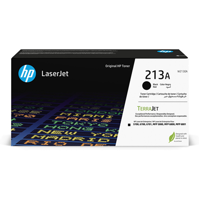 Genuine HP 213A Black Toner Cartridge (3,500 Pages)