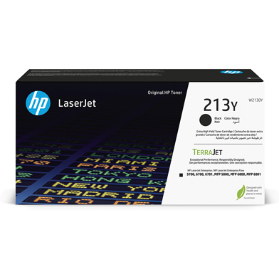Genuine HP 213Y Extra High Capacity Black Toner Cartridge (18,000 Pages)