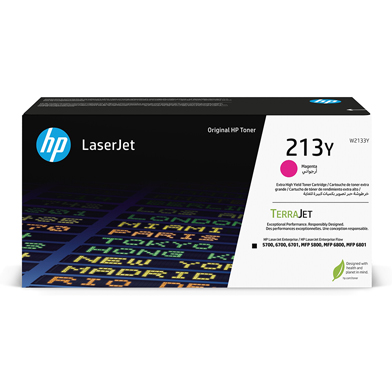 Genuine HP 213Y Extra High Capacity Magenta Toner Cartridge (12,000 Pages)