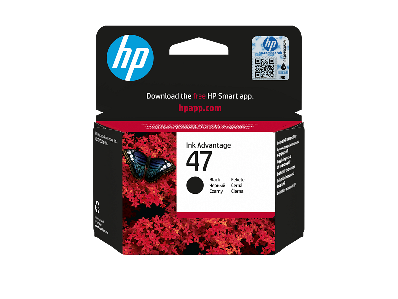 HP 47 Black Original Cartridge (6ZD21AE)