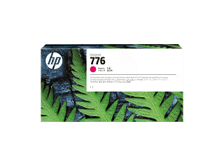 HP 776 1-liter Magenta Ink Cartridge (1XB07A)