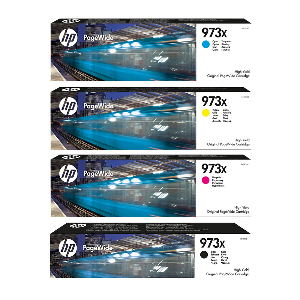 HP 973X High Yield Pagewide Toner Cartridge Set -Original