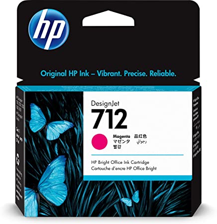 HP 712 29ml Magenta DesignJet Original Ink Cartridge 3ED68A