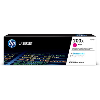 Genuine HP CNHPCF543X 203X High Yield Magenta Original LaserJet Toner Cartridge
