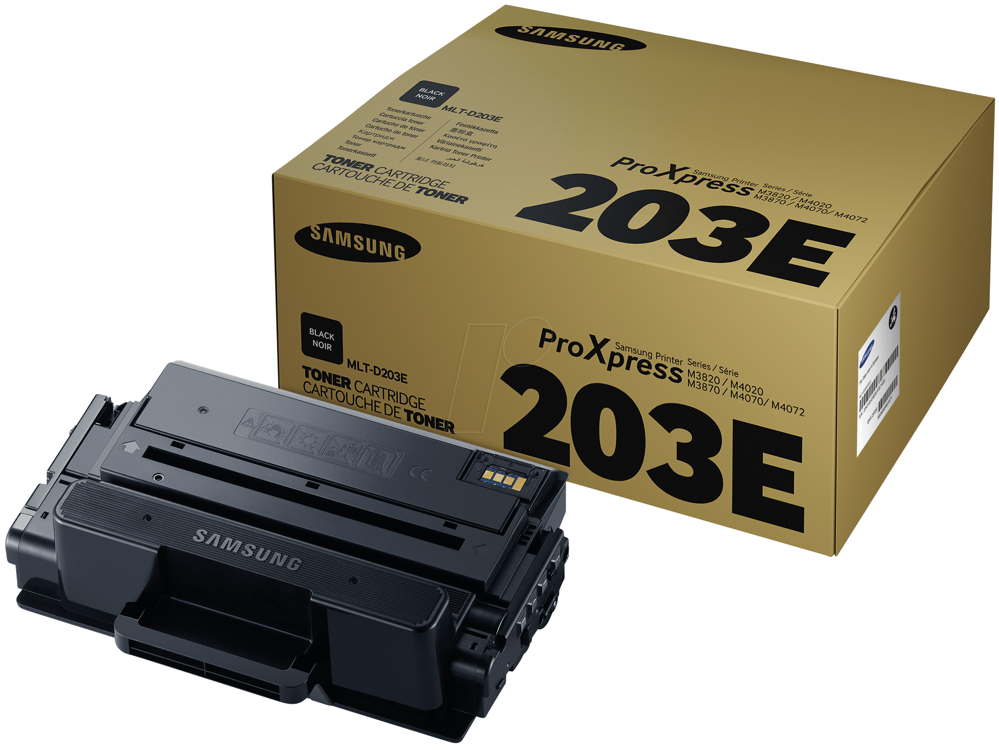 Samsung 203E Black Genuine Extra High Yield Toner Cartridge - MLT-D203E