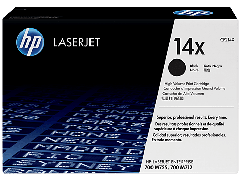 Genuine HP CNHPCF214X 14X High Capacity Black Toner Cartridge