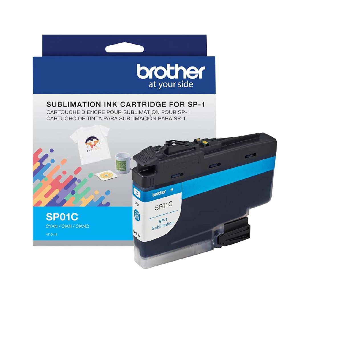 Genuine Brother SP01C Standard Cyan Ink for SP-1 ( 5,000 Pages)