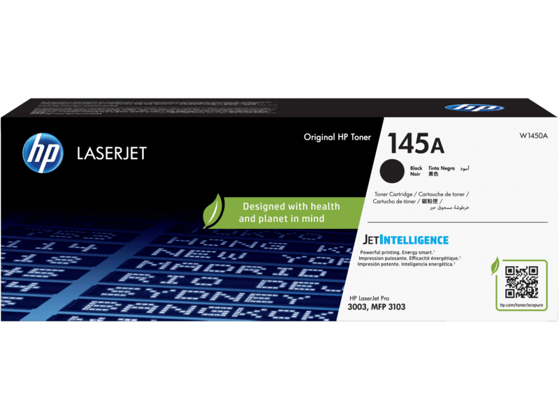 Genuine HP CNHPW1450A 145A Black Original LaserJet Toner Cartridge