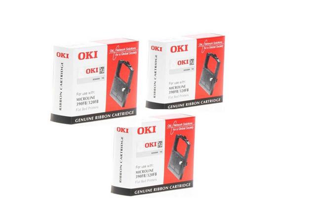 3x Oki 180/182/280E/320/321 Original Printer Ribbon (Black) Get Free Pack Modelling Clay