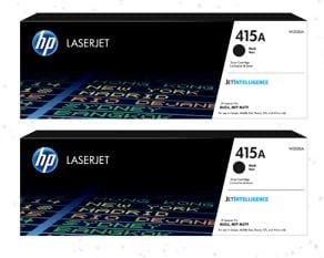 Genuine HP CNHPW2030A 415A Black Toner Cartridge (2,400 Pages) 2PC