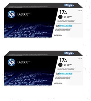 Genuine HP CNHPCF217A 17A Black Toner Cartridge (1600 Pages) 2PC