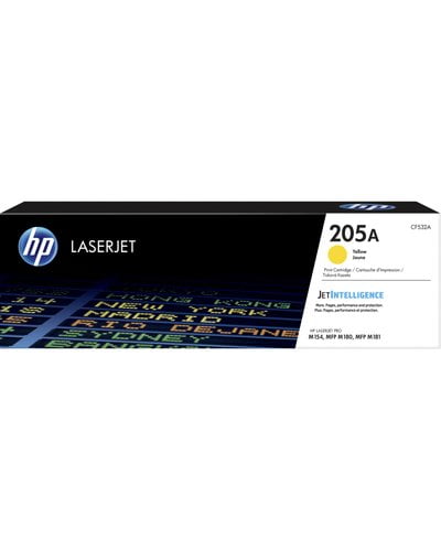HP 205A Original Toner Cartridge (900 Page Yield)(Yellow)