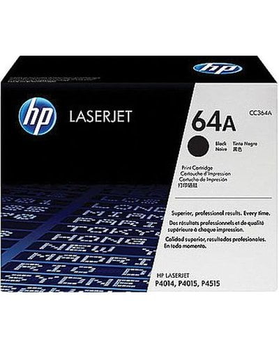 HP CC364AA Black Original LaserJet Toner Cartridge