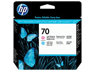 HP 70 Light Magenta and Light Cyan DesignJet Printhead (C9405A)
