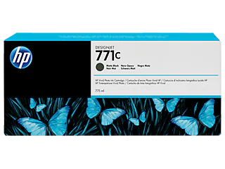 HP 771C 775-ml Matte Black DesignJet Ink Cartridge (B6Y07A)