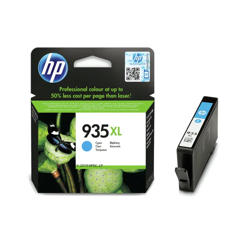 HP 935XL Cyan Original High Yield Ink Cartridge - C2P24AE