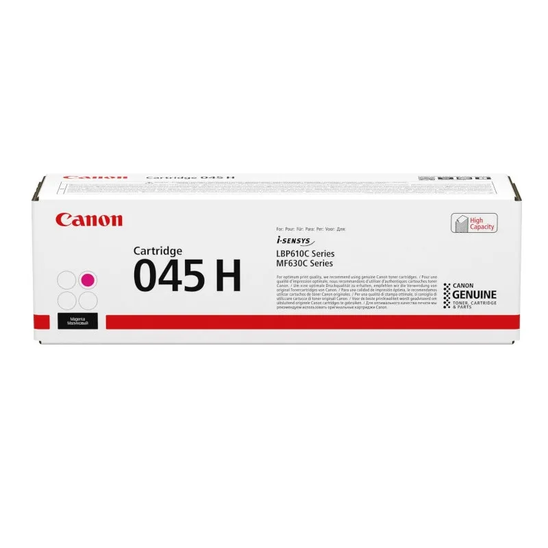 Canon 045H Magenta Original High Yield Toner Cartridge - 045 H