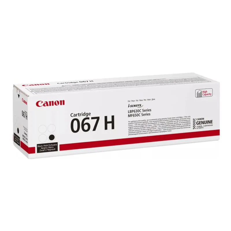Canon 067 Black High Yield Original Toner Cartridge - 067HBK
