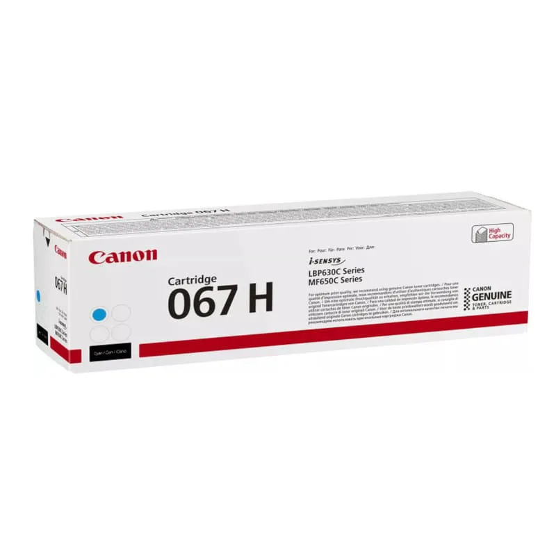 Canon 067 Cyan High Yield Original Toner Cartridge - 067HC