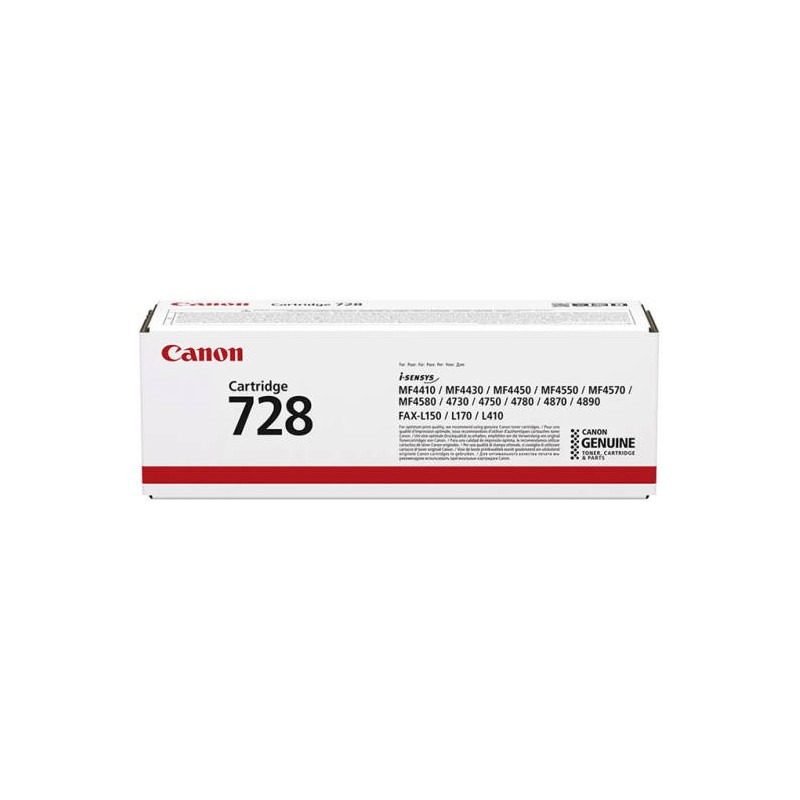 Genuine Canon C728 728 Toner Cartridge (2,100 pages)