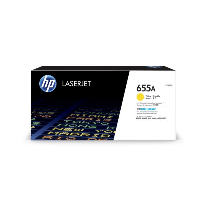 CF452A | HP 655A | Original HP Toner Cartridge - Yellow