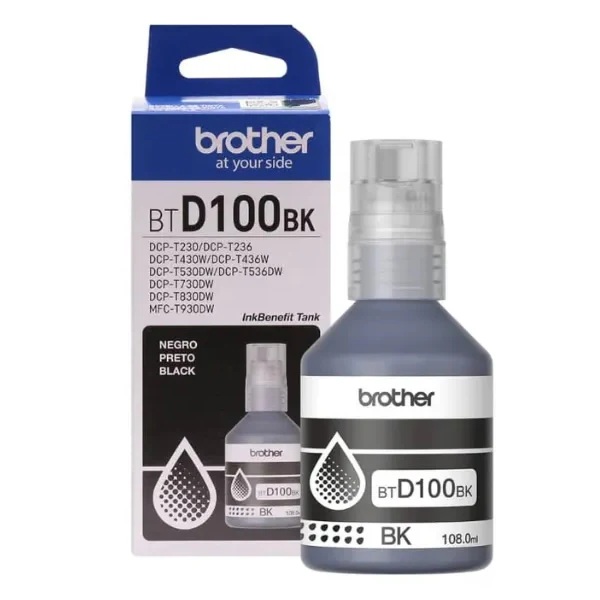 Genuine Brother BTD100BK BTD100BK Black Ink Cartridge (7,500 Pages)