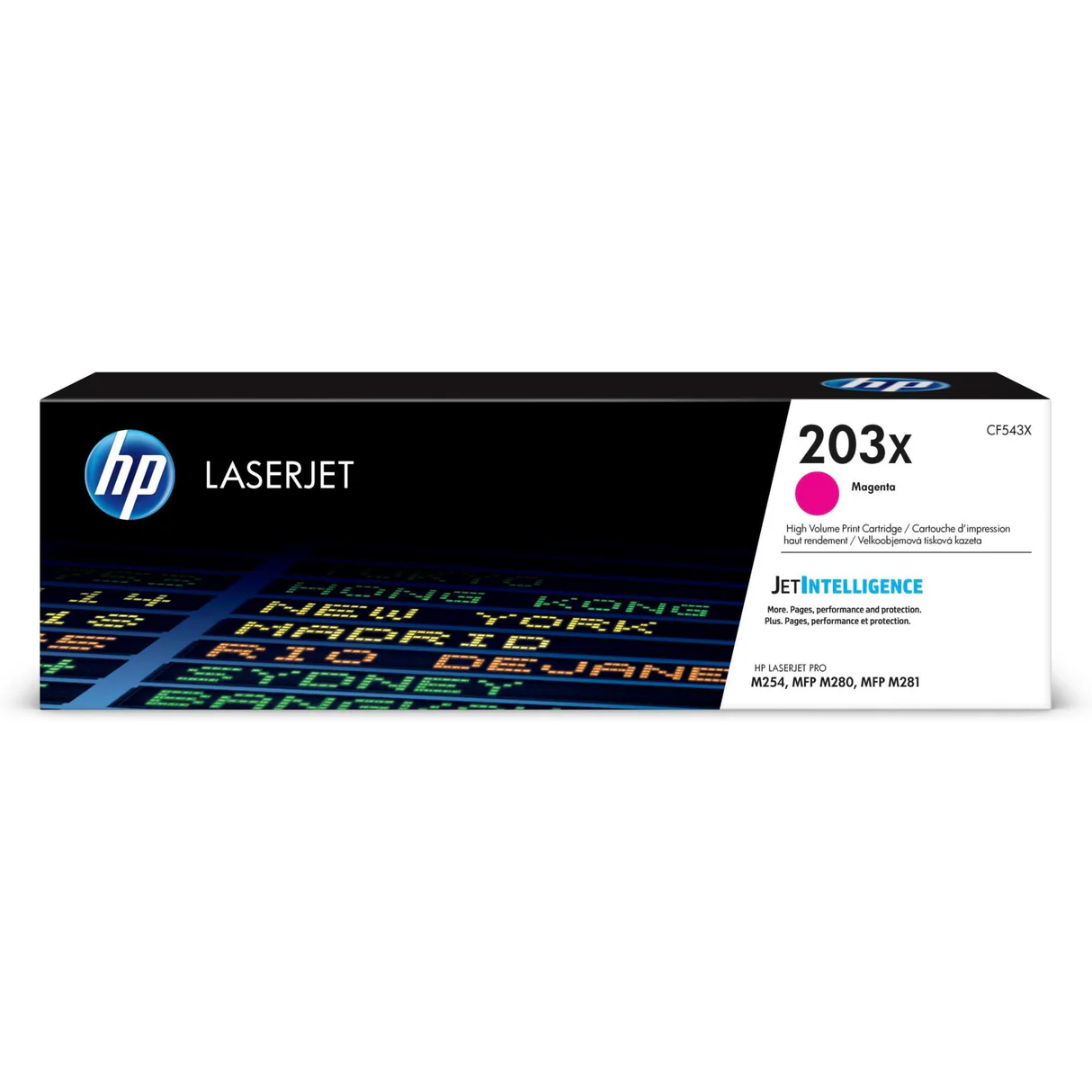 HP 203X Magenta High Yield Toner Cartridge 2,500 Pages Original CF543X Single-pack