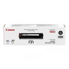 Canon 731 Black Original Toner Cartridge - 731-BLK