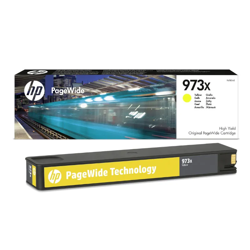 HP 973X Yellow Original High Yield PageWide Cartridge - F6T83AE